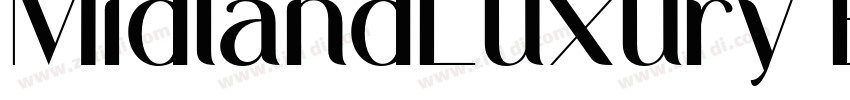 MidlandLuxury Black字体转换 MidlandLuxury Black字体转换